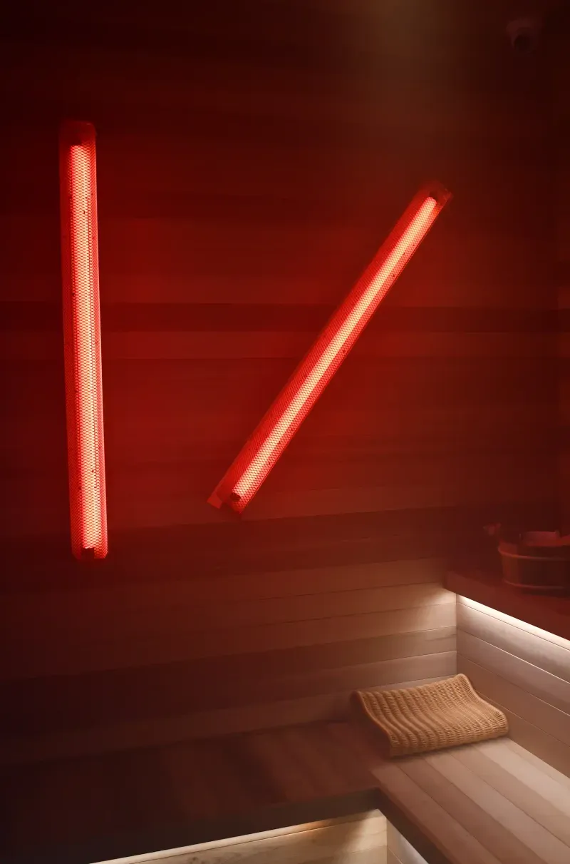 The hidden sauna-style entrance to The Naisho Room